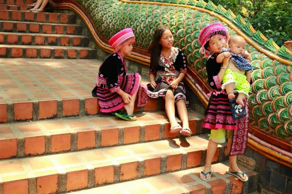 stairs children temple
