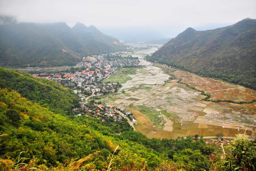 Mai Chau valley view