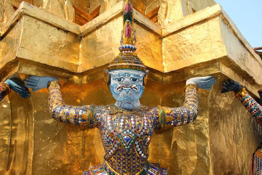 Thai monster temple god