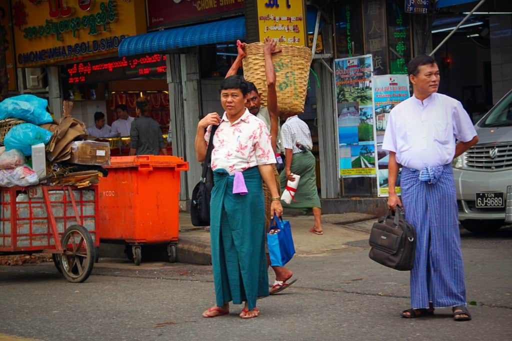 one of the interesting facts about Myanmar is that men wear skirts in this country.