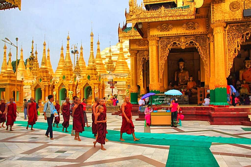 Shwedagon Pagoda in Yangon