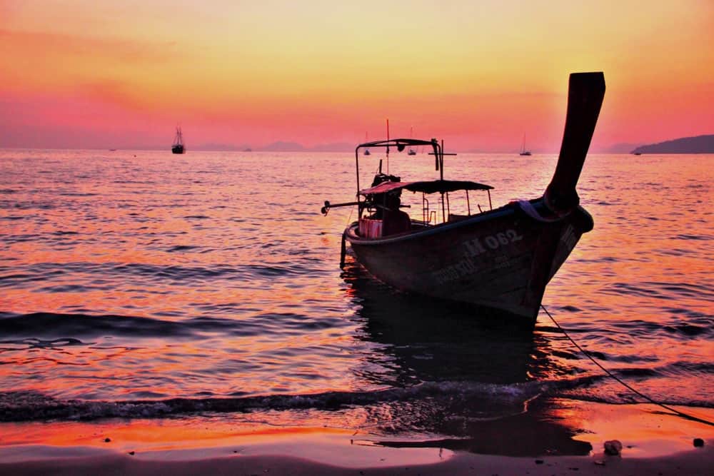 Railay Beach is one of the most famous in Thailand.