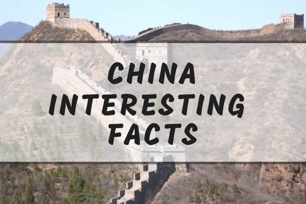 3 Weird Facts About China