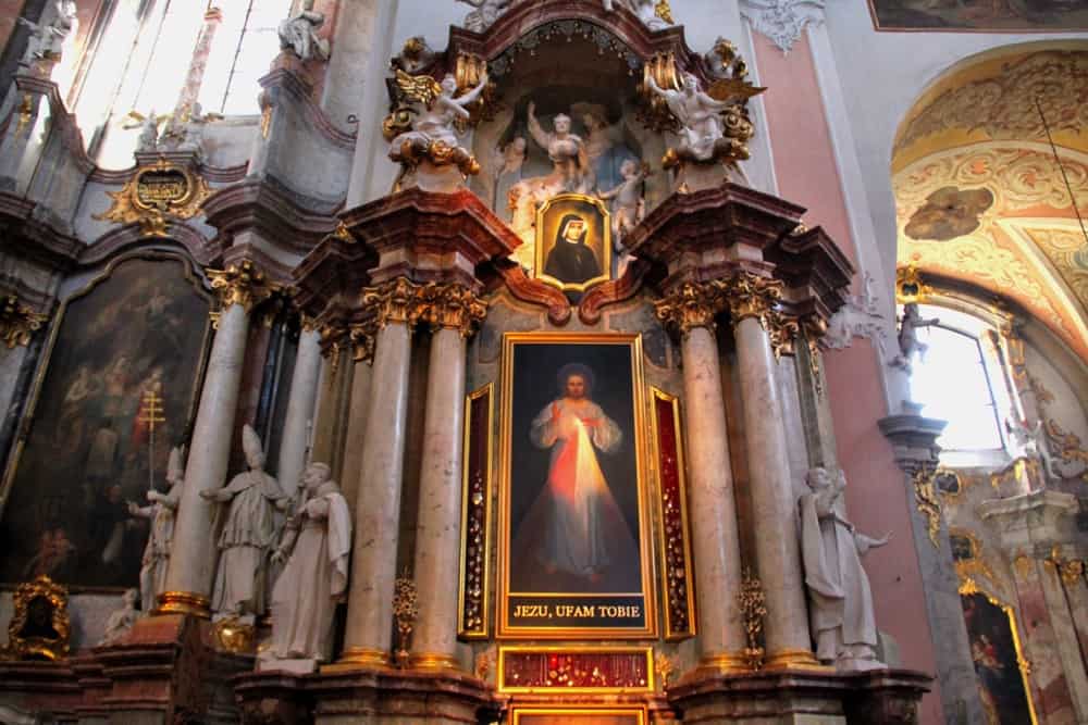 Divine Mercy painting Vilnius