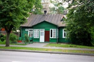 Green house in Druskininkai