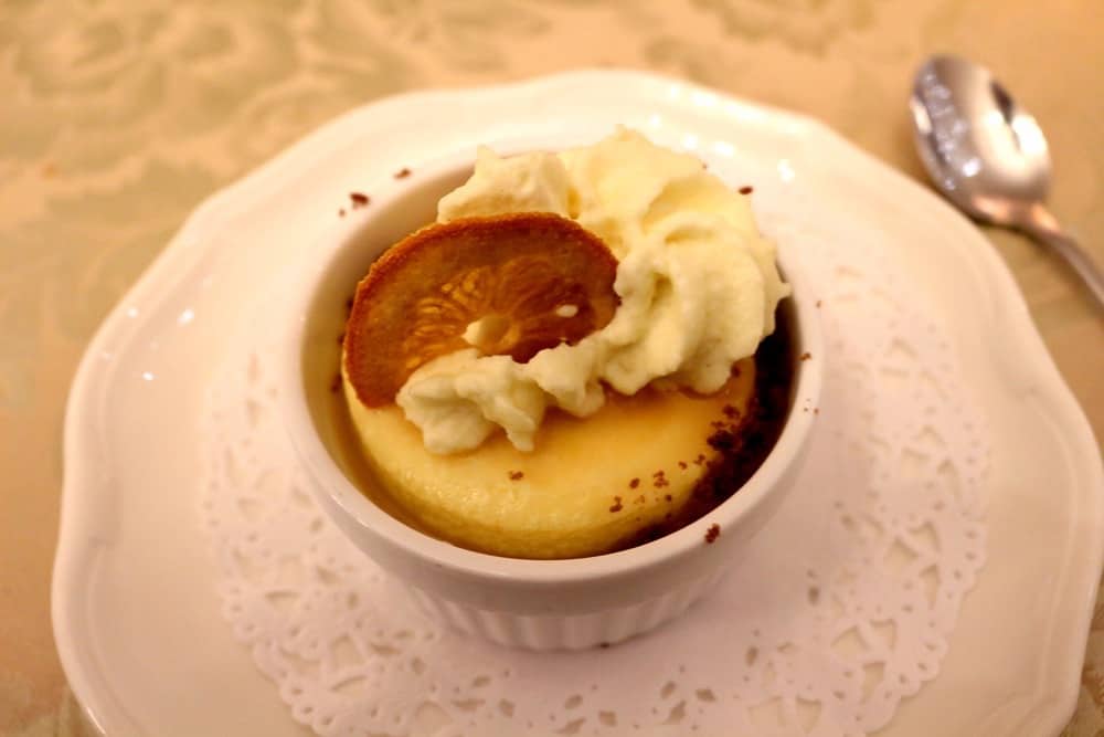 Dessert at Schonbrunn Palace Restaurant