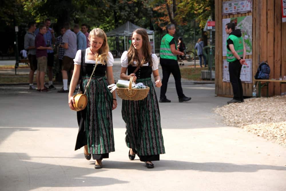 Traditional Austrian People