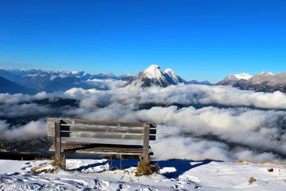 Bench Seefeld Snow