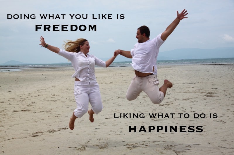 doing-what-you-like-is-freedom