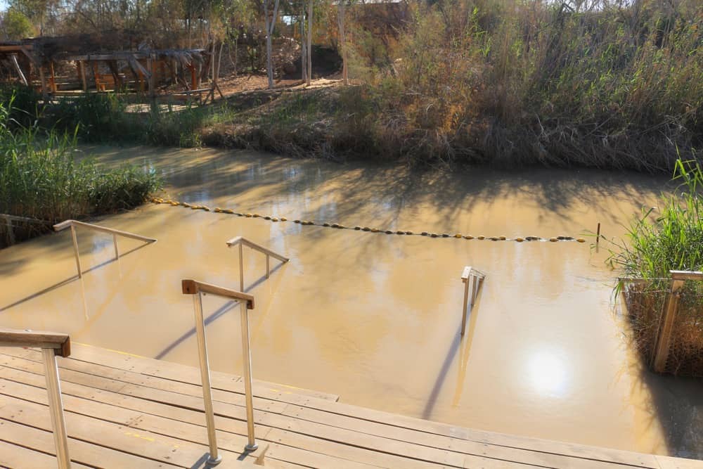 Jordan River today Israeli side