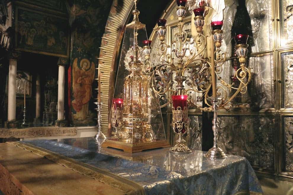 Golgotha altar holy sepulcher church 