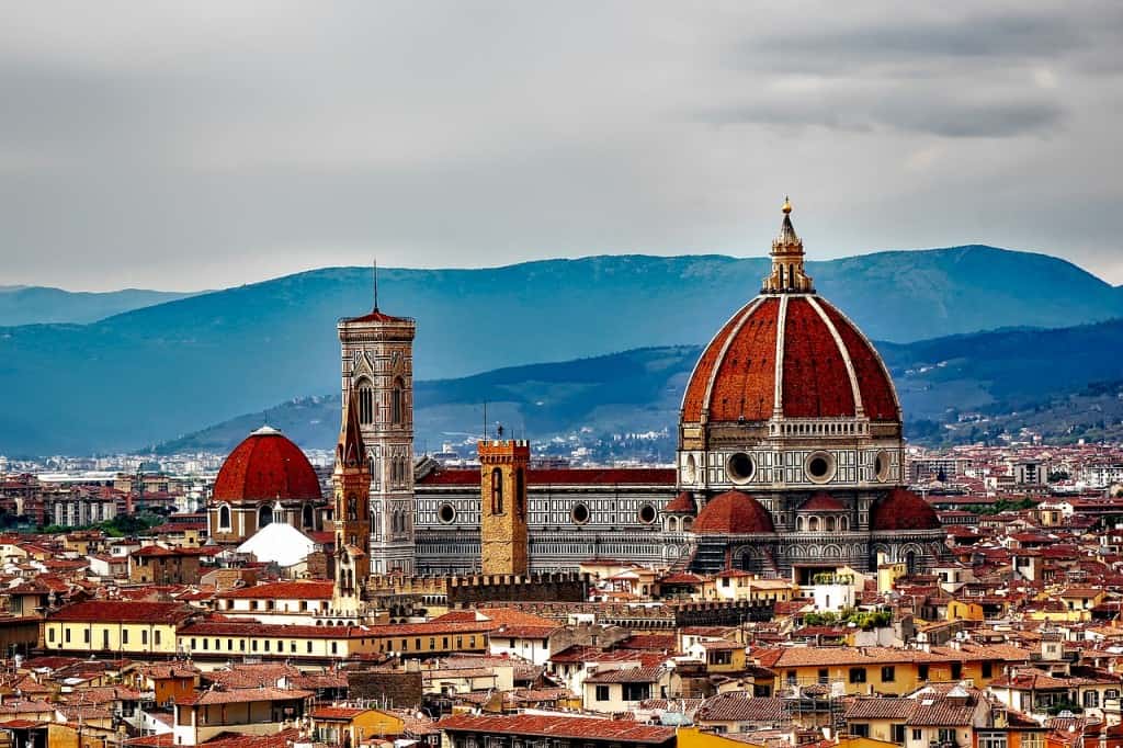 Florenz aus der Vogelperspektive