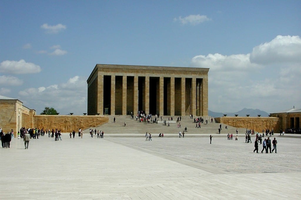 Ataturk Mausoleum in Ankara Turkey