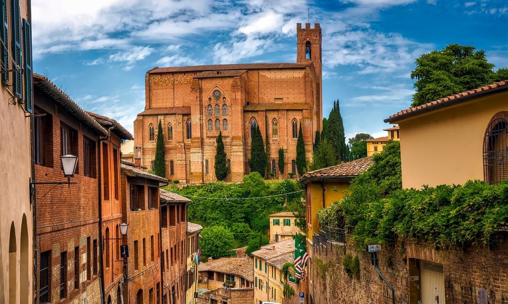 Siena is one of the most beautiful cities in Tuscany.