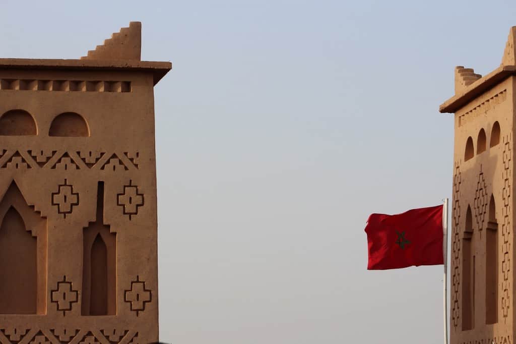 The flag is an important part of Morocco culture