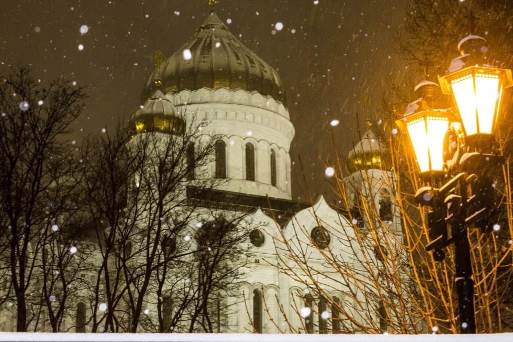 Erstaunlicher russischer Winter