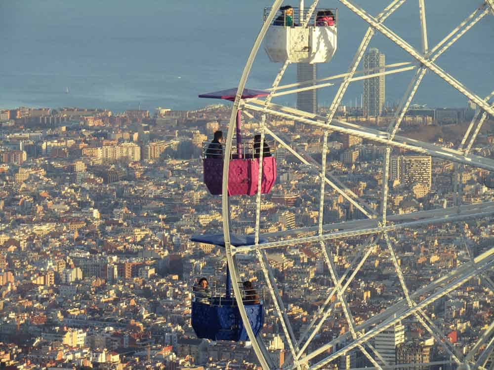 ferris wheel tibidabo Barcelona 