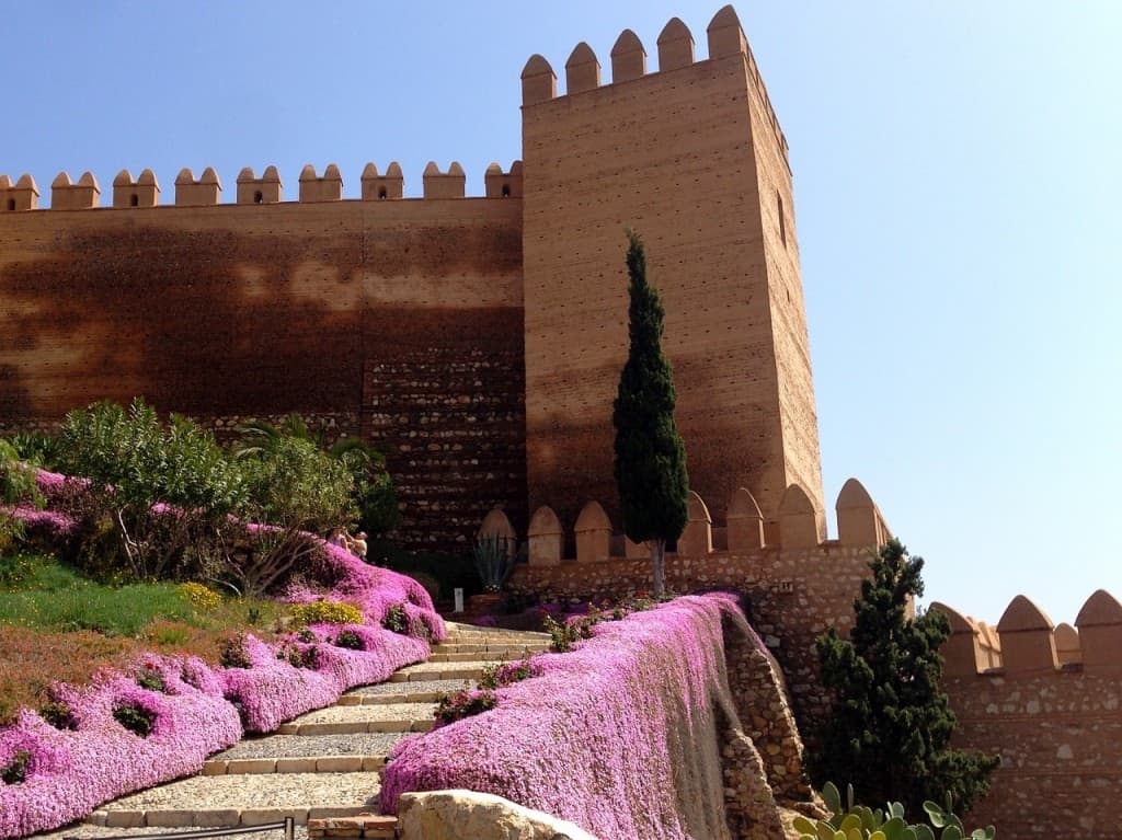 Beautiful fairy tale castle in Almeria