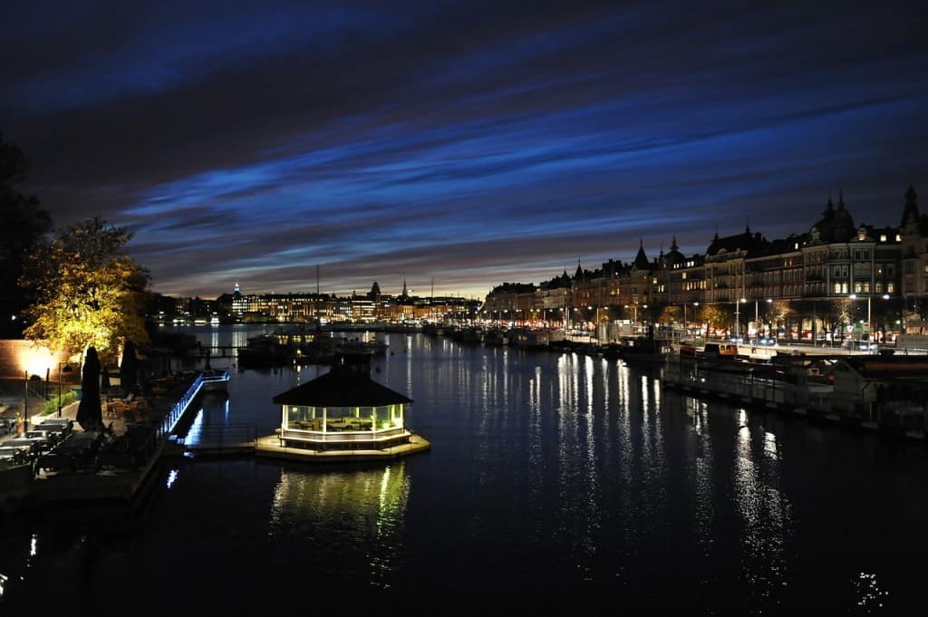 Stockholm by night romantic