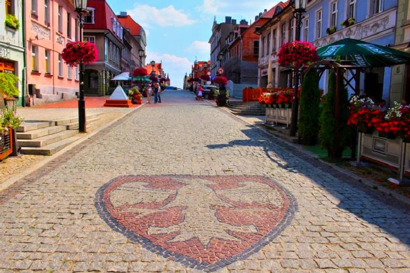 old town in Gniezno city crest