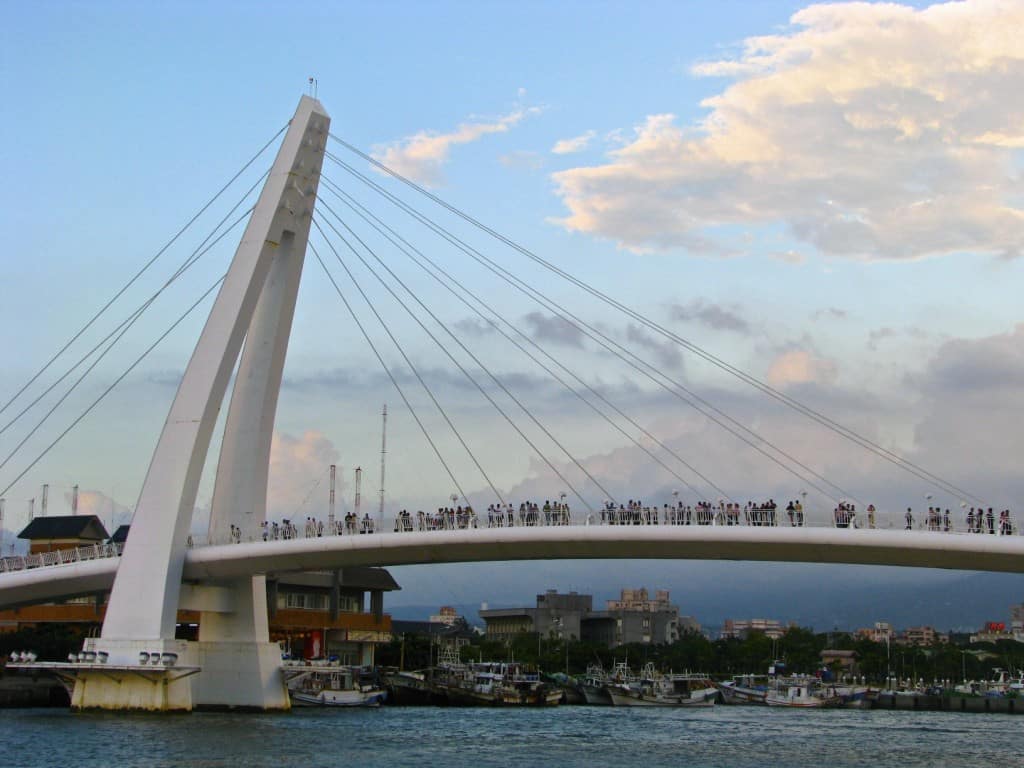 danshui taipei Taiwan bridge