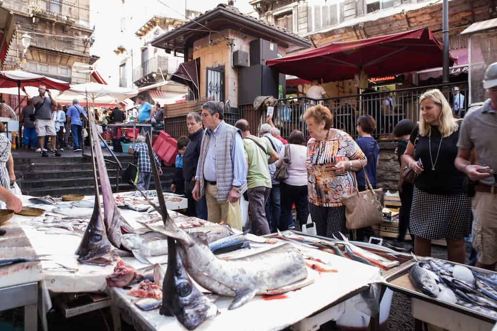 The amazing fish market better known as la pescheria