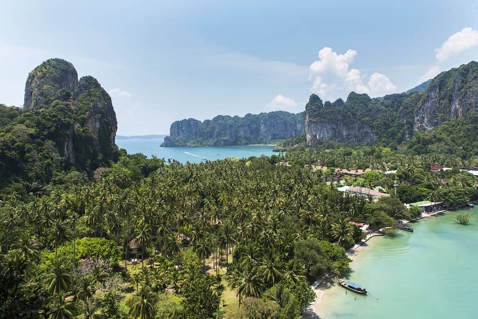 Plage de Railay à Krabi