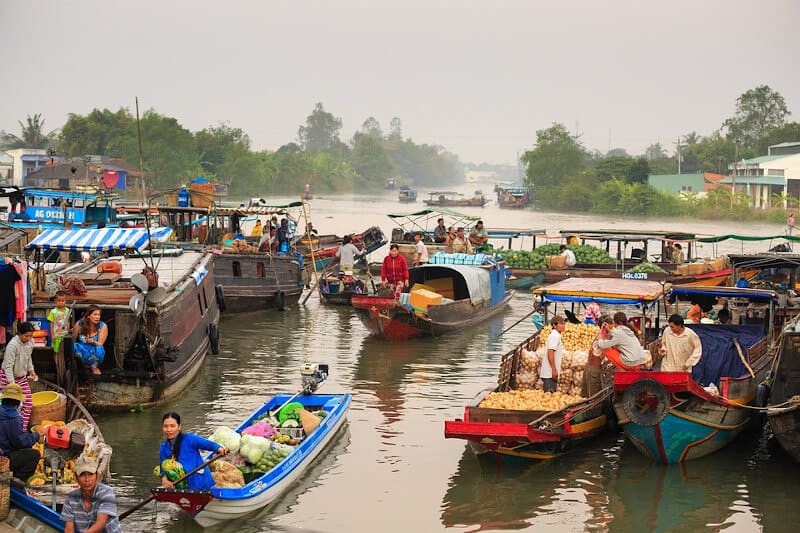 Marché flottant de Pattaya