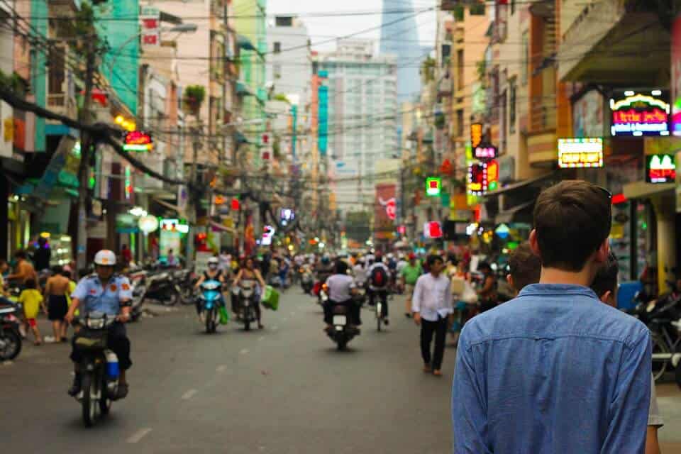 Walking in Bangkok