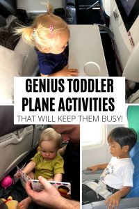 how to entertain a toddler on a plane