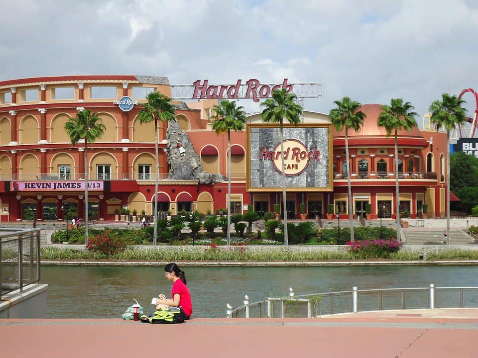 Hard Rock cafe at Citywalk.