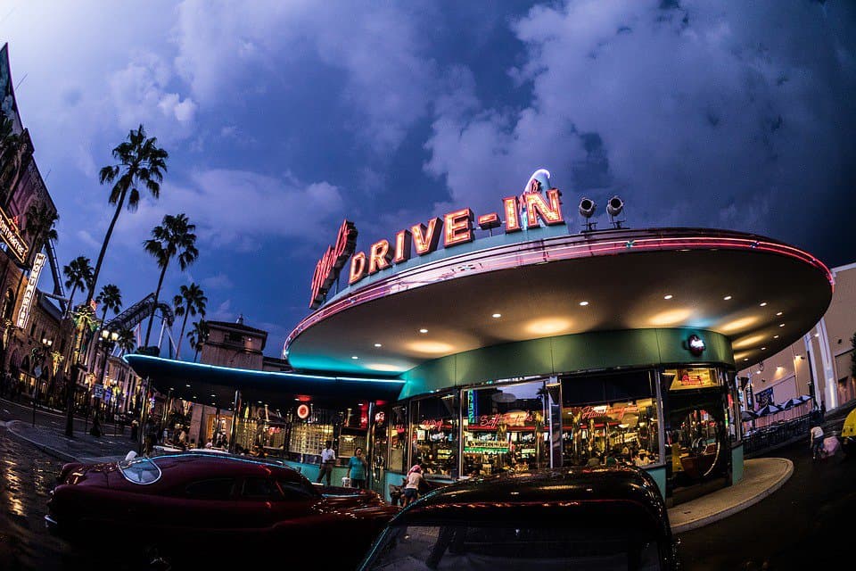 Drive In at Universal Studios.